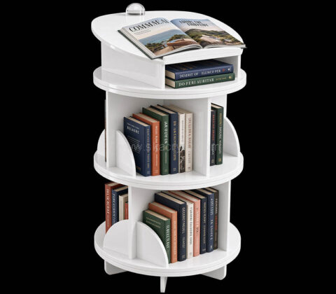 Custom acrylic 3 tiers cute bookcase kit
